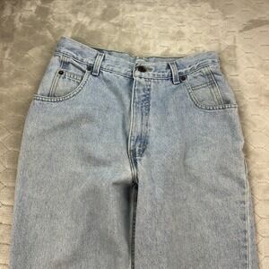 Vintage‎ Britannia Womens Blue Denim Jeans - Sz 28x27 - Tapered Leg See Pics